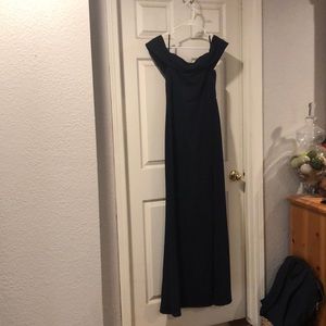 Navy blue Lulus dress, size large. Worn once.